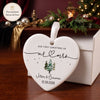 Personalized First Christmas as Mr and Mrs Ornament, Custom Names