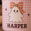 Personalized Halloween Trick or Treat Basket, Custom Name Candy Bucket for Kids