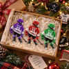 Personalized Hockey Player Christmas Ornament, Custom Name & Number Gift