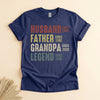 Personalized Husband Father Grandpa Legend Shirt, Custom Year Tee, Funny Father's Day Gift for Dad