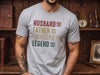 Personalized Husband Father Grandpa Legend Shirt, Custom Year Tee, Funny Father's Day Gift for Dad
