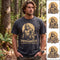 Personalized Papasquatch Shirt, Custom Name Bigfoot Grandpa Tee