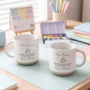 Custom Name Teacher Mug, Personalized Thanks a Latte Gift Idea