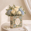Personalized Ceramic Book Vase, Custom Names Wedding Gift
