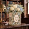 Personalized Ceramic Book Vase, Custom Names Wedding Gift