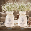 Personalized Wedding Vase, Custom Name Ceramic Flower Vase Gift