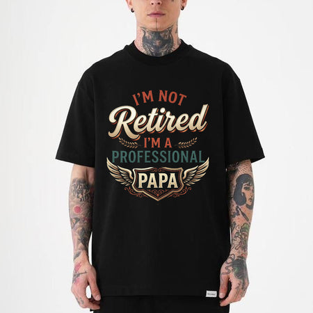 Professional Papa T-Shirt, Funny Retirement Gift for Grandpa