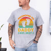 Promoted to Daddy 2027 T-Shirt, Retro New Dad Gift Tee