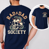 Rad Dad Society Shirt, Cool Father Skull Snake Tee, Dad Gift