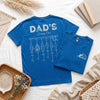 Personalized Dad Fishing Shirt, Custom Name Lures Tee, Reel Cool Dad Gift