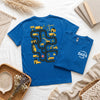 Construction Road Track Dad Tee, Tired Dads Club, Father's Day Gift