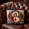 Sacred Heart Jesus Quilted Tote Bag, Catholic Faith Gift