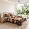 Sacred Heart of Jesus Quilt Set, Cardinal Christmas Bedding