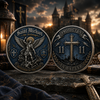 Saint Michael Archangel Challenge Coin, Defender of the Faith