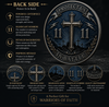 Saint Michael Archangel Challenge Coin, Defender of the Faith