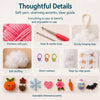 DIY Seasonal Crochet Door Hanger Kit, Holiday Gnome Wall Decor
