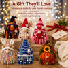 DIY Seasonal Crochet Door Hanger Kit, Holiday Gnome Wall Decor