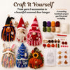 DIY Seasonal Crochet Door Hanger Kit, Holiday Gnome Wall Decor