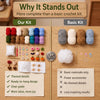 DIY Seasonal Crochet Door Hanger Kit, Holiday Gnome Wall Decor