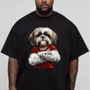 Shih Tzu Dad T-Shirt, Funny Dog Lover Tee for Father's Day