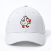 Silly Goose Bride Walking With Wine Glass - Embroidered Cap
