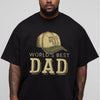 World's Best Dad T-Shirt, Retro Cap Graphic, Father's Day Gift Tee