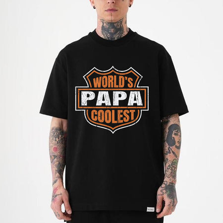 World's Coolest Papa Shirt, Funny Father's Day Tee for Dads